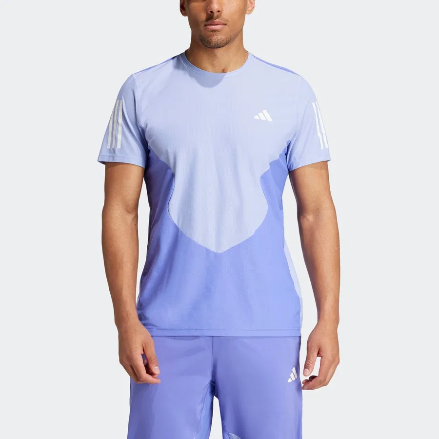 Футболка спортивная с коротким рукавом adidas OTR B CB TEE, Синий — фото 4