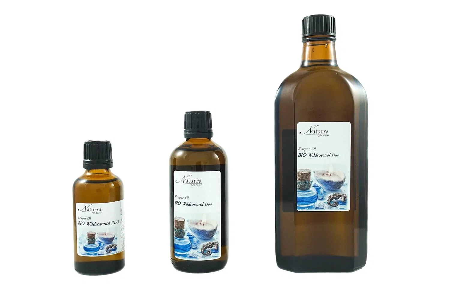 Набор органических масел Wild Rose Oil Duo, Naturra, 50 мл, с маслом черного тмина — фото 2