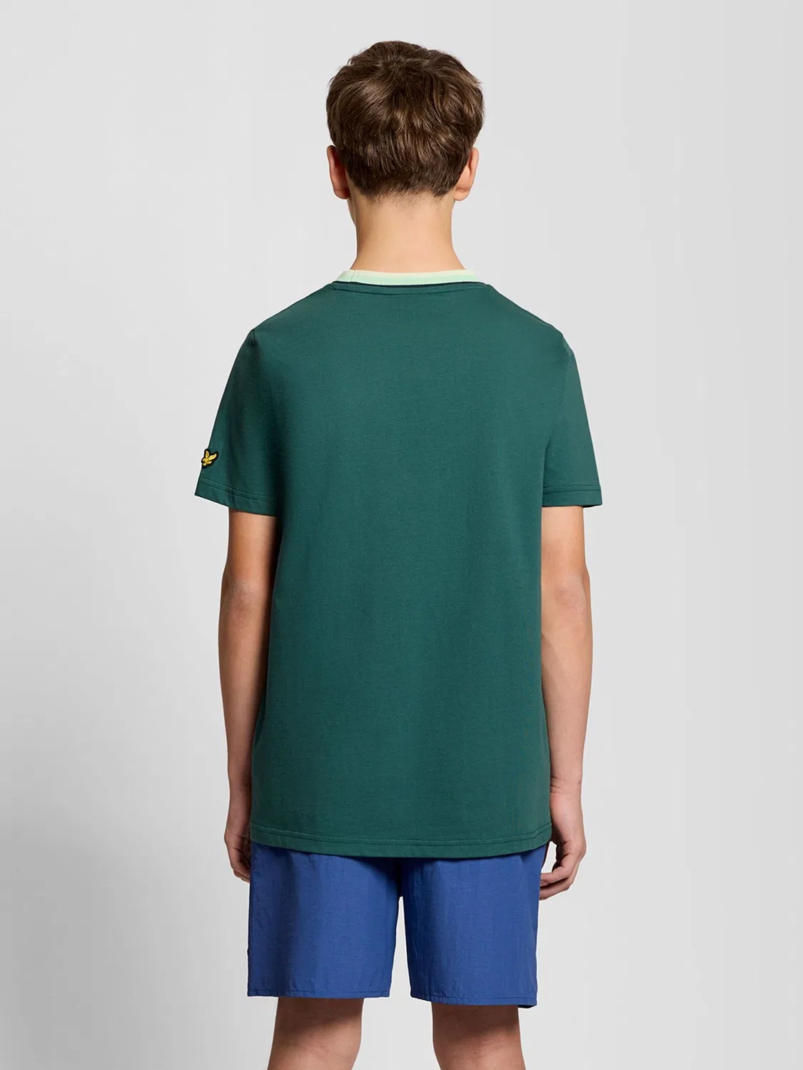 Футболка с логотипом Lyle & Scott, зеленый — фото 3