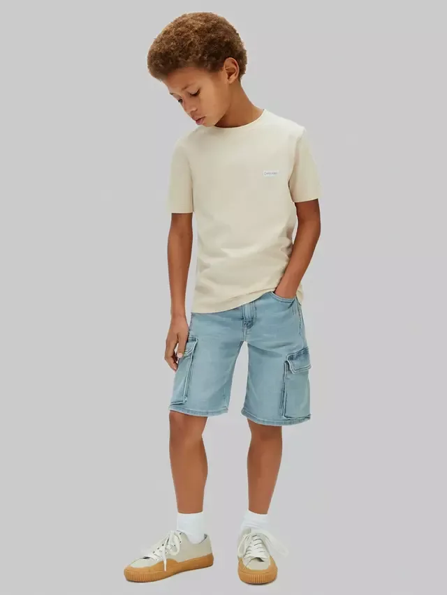 Детские свободные джинсовые шорты-карго, Andrew Wash Calvin Klein