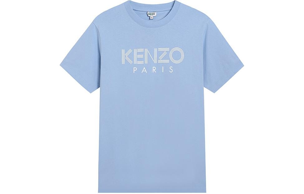 

Футболка мужская небесно-голубая Kenzo, голубой