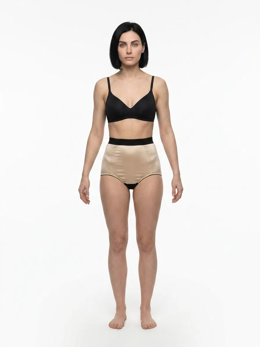 Женские трусы из шелка Dolce & Gabbana, Beige