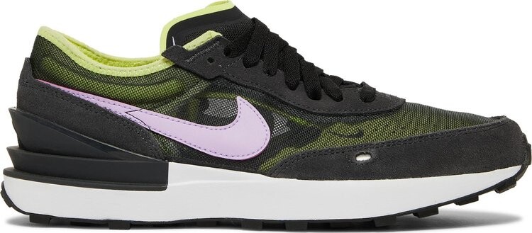 

Кроссовки Nike Waffle One GS 'Light Lemon Twist Lilac', черный