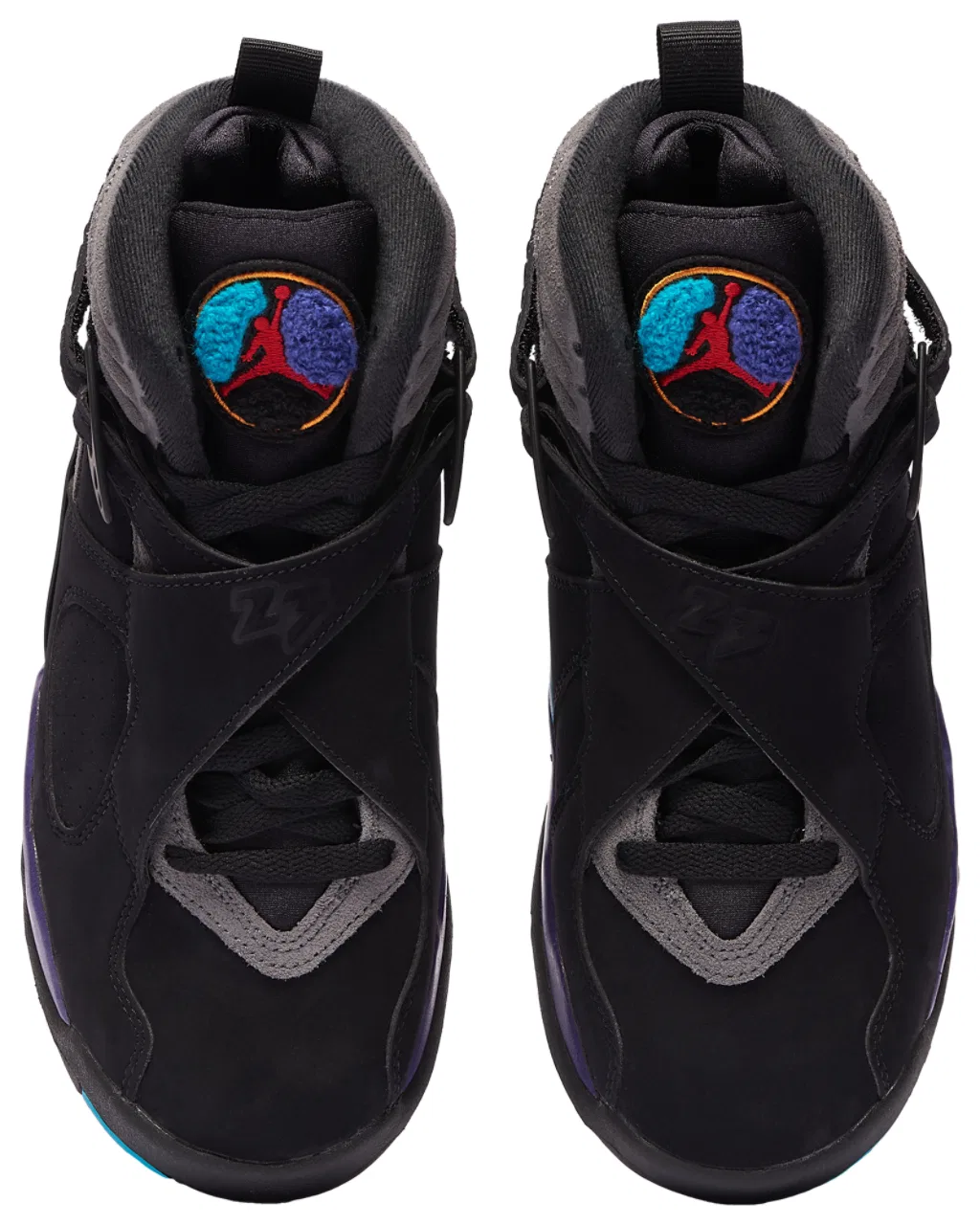 Кроссовки для мальчиков Jordan Retro 8, цвет Black/True Red — фото 4