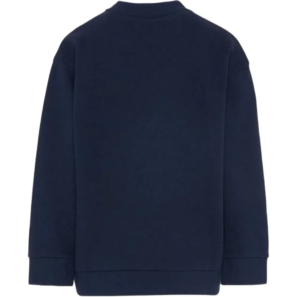 Детский свитшот с круглым вырезом Moderate FENDI, Blue — фото 3