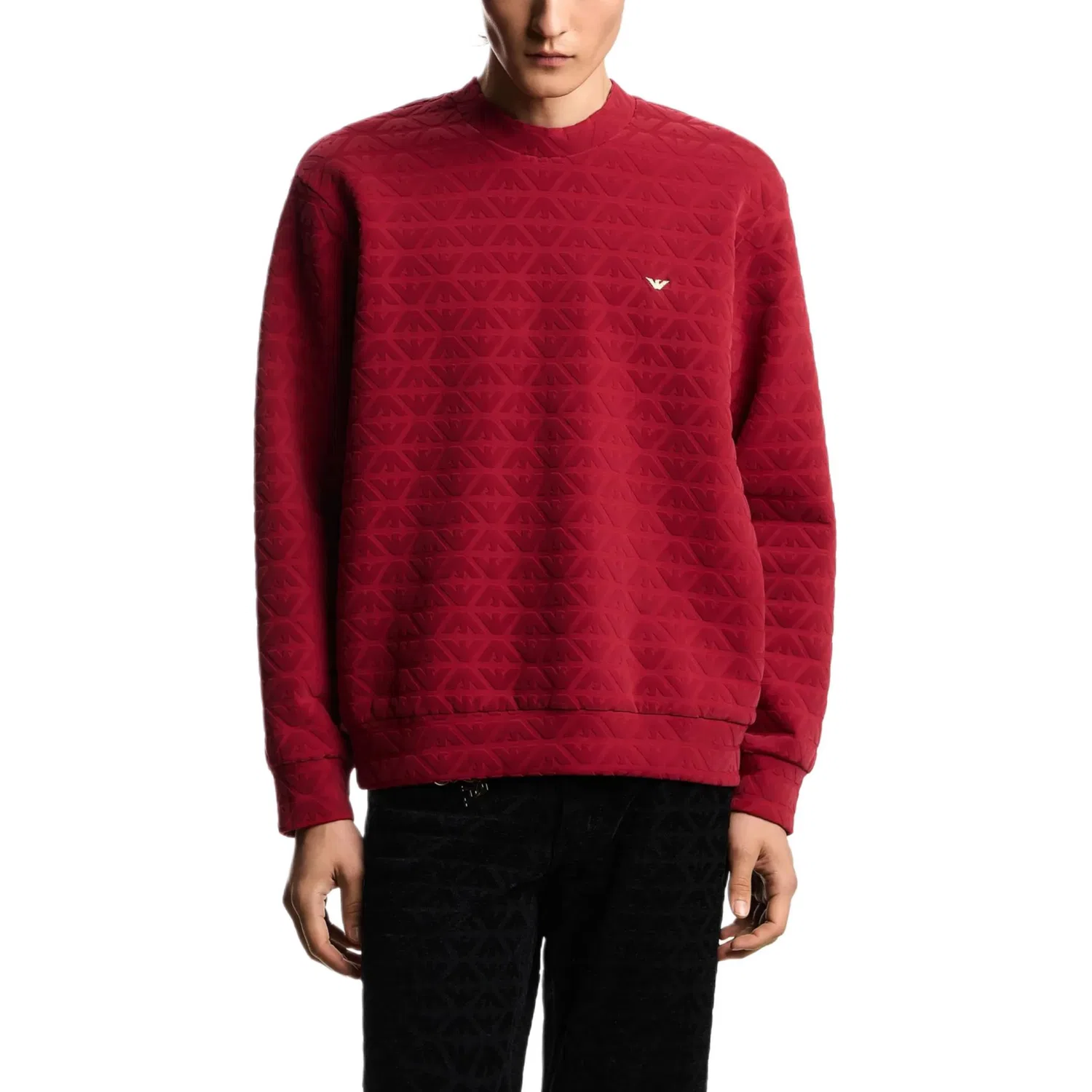Мужская толстовка SS26 Emporio Armani, Red — фото 3