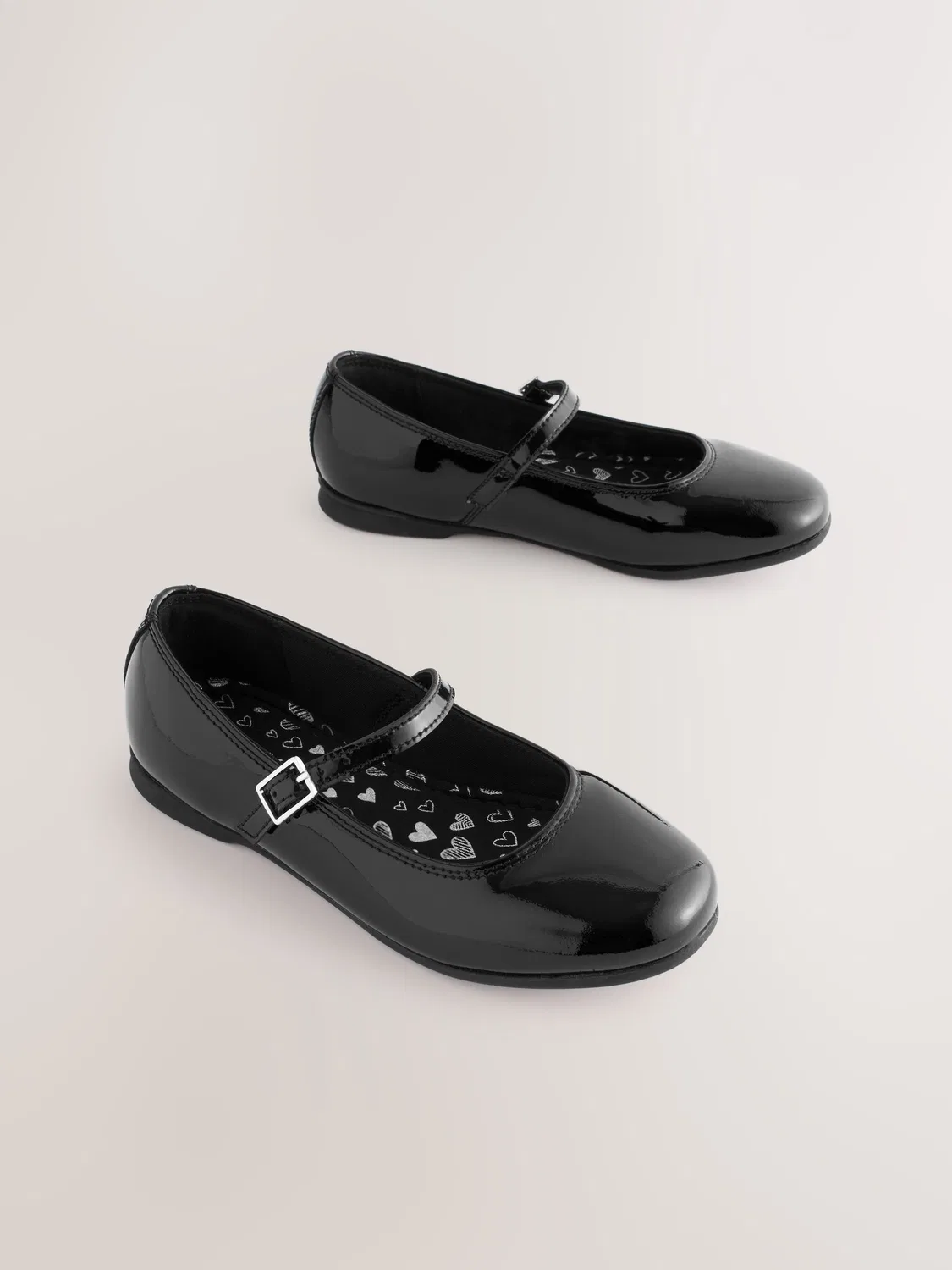 Туфли Мэри Джейн, широкий крой, Black Patent Next