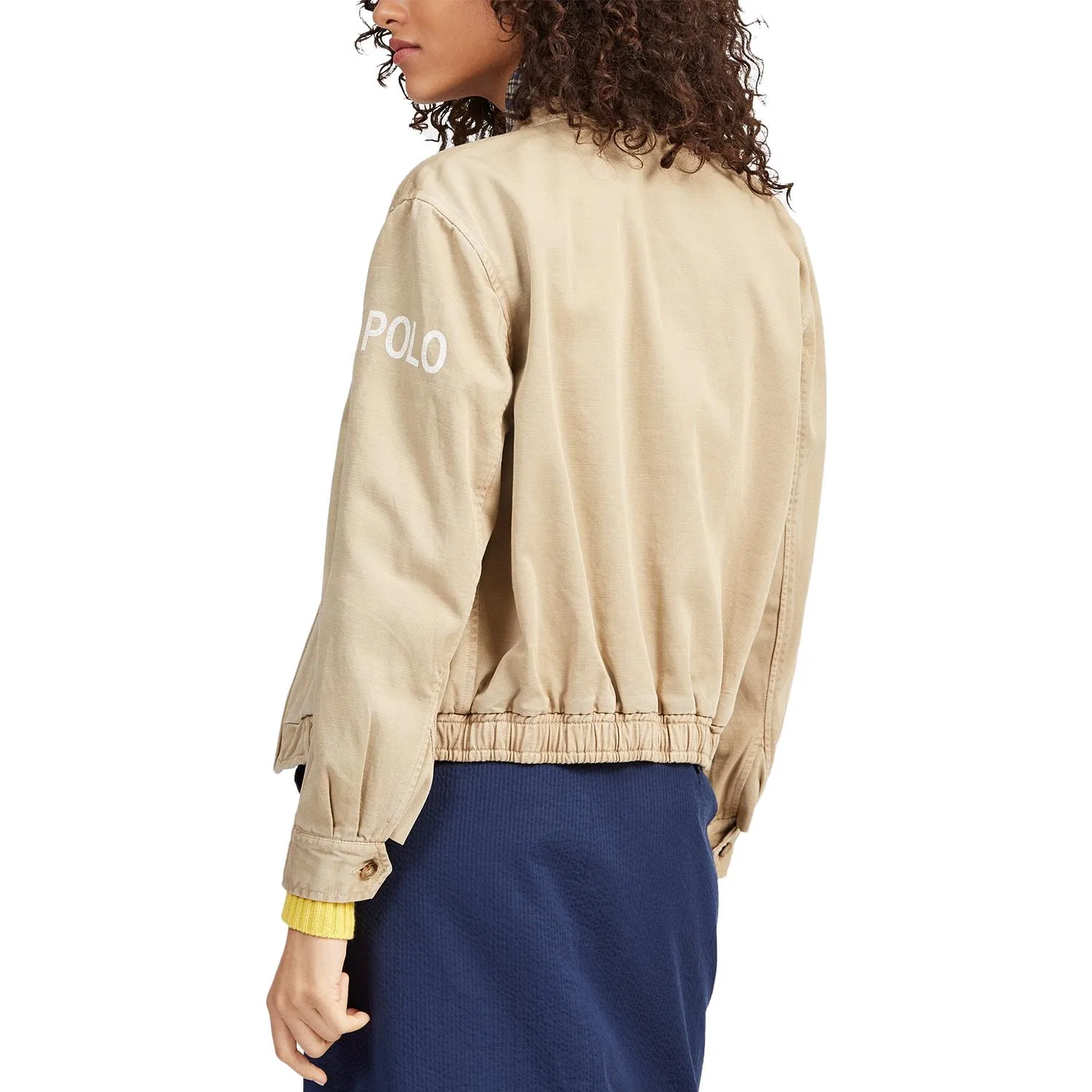 Женская куртка с молнией и потертостями Sari Tan, Polo Ralph Lauren, Sari Tan — фото 4