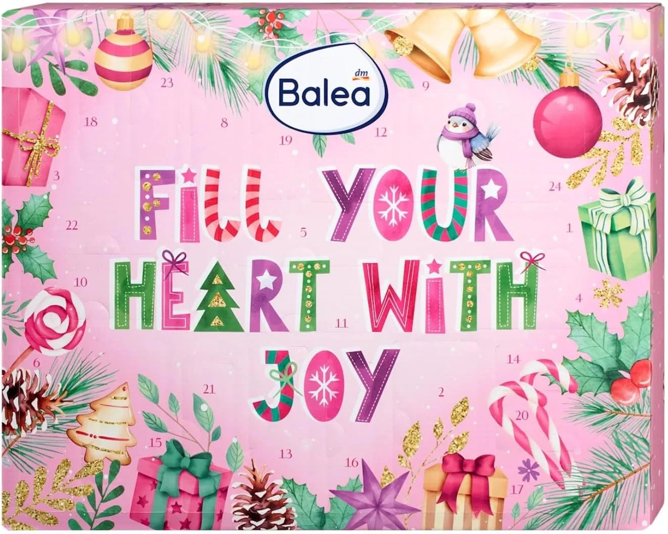 Адвент-календарь косметический Balea, 24 продукта, мультиколор