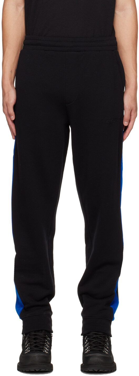 

Черные спортивные штаны с флоком Helmut Lang