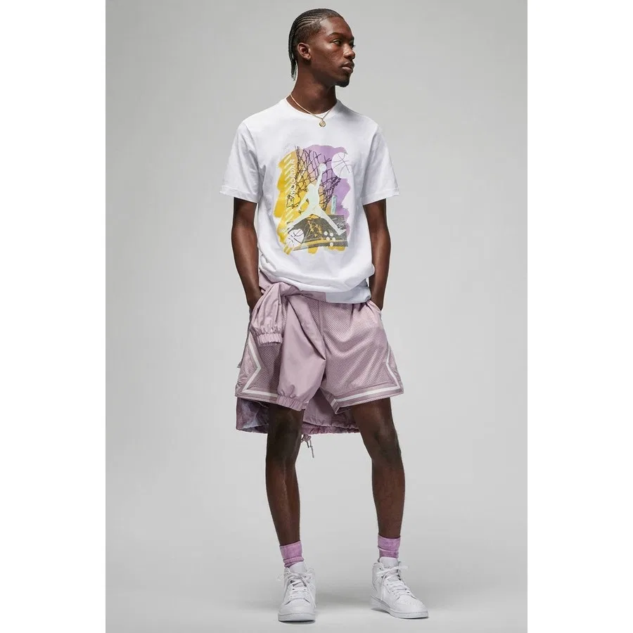 Футболка с принтом Air Jordan Brand Graphic Ss Crew Nike, Белый — фото 4