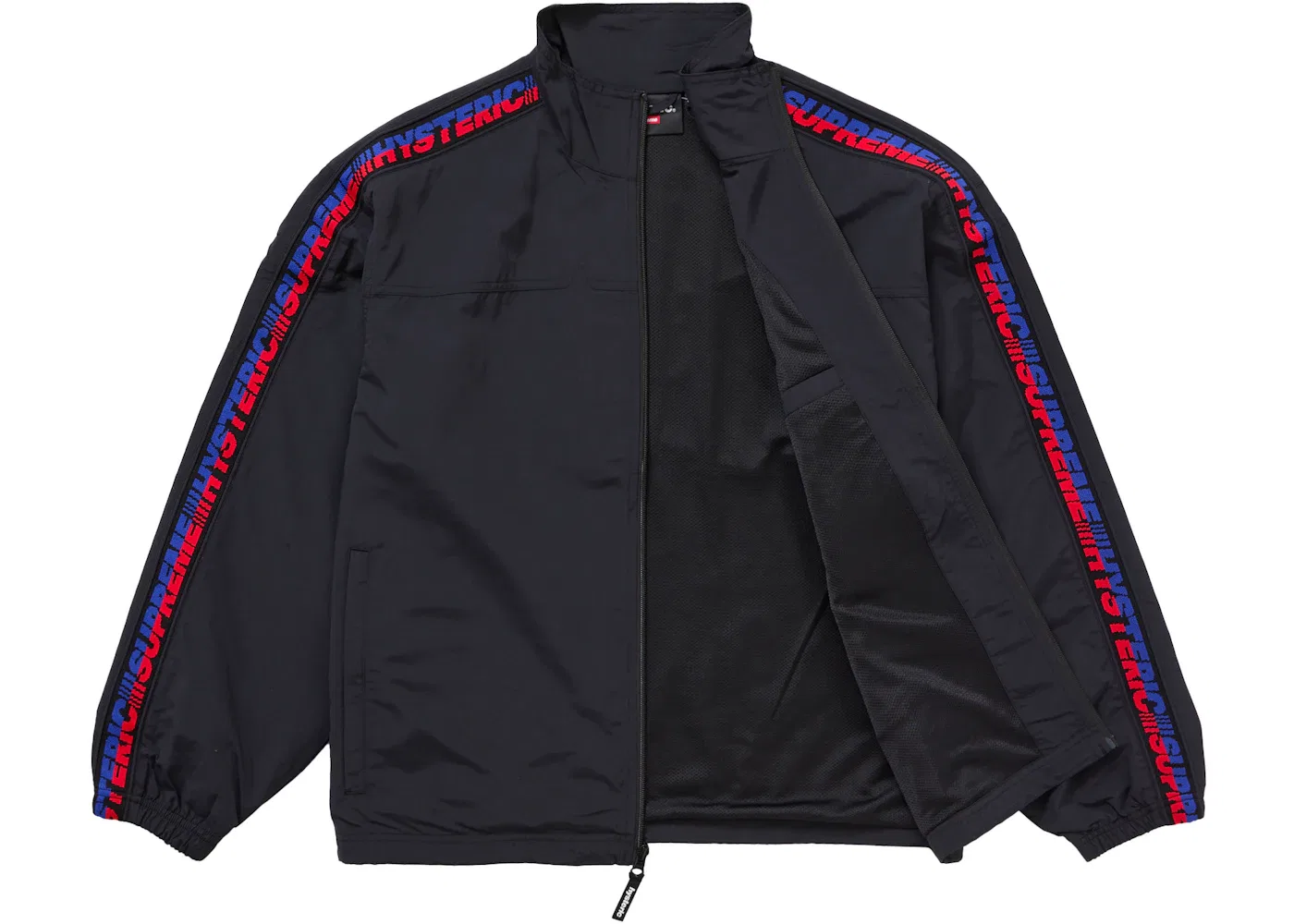 Мужская куртка с принтом Supreme Hysteric Glamour Track Jacket, Black — фото 2