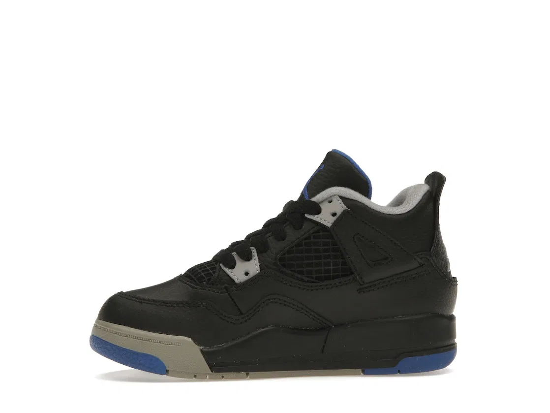 Детские кроссовки Lifestyle Jordan 4 Retro Jordan, Black/Game Royal-Matte Silver-White — фото 3