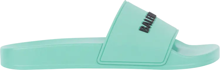Сандалии Balenciaga Wmns Pool Slides Mint, зеленый