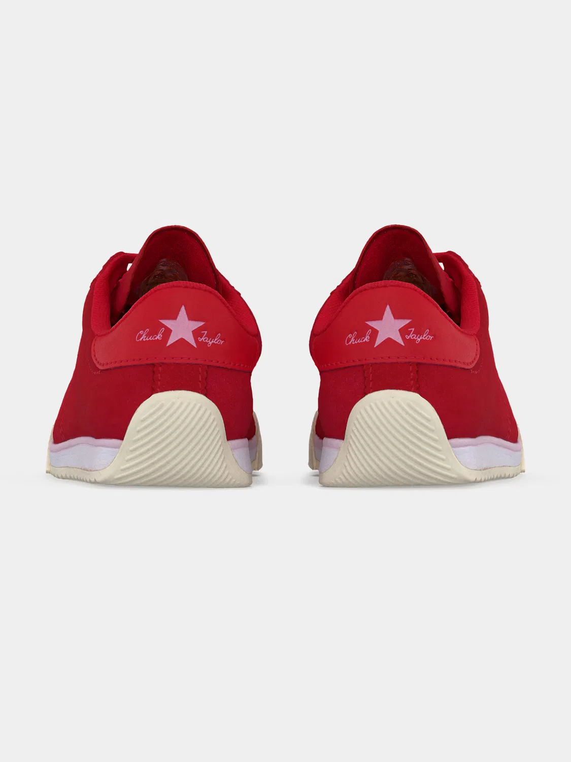 Кроссовки Converse Chuck Taylor красного цвета — фото 4
