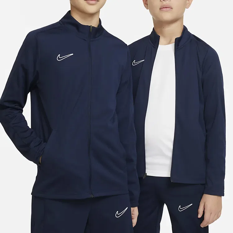 Детский спортивный комплект с полуводолазкой Nike, темно-синий — фото 4