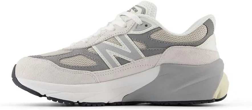 Детские кроссовки для девочек с водонепроницаемым верхом 990 V6 New Balance, Reflection/Marblehead/White