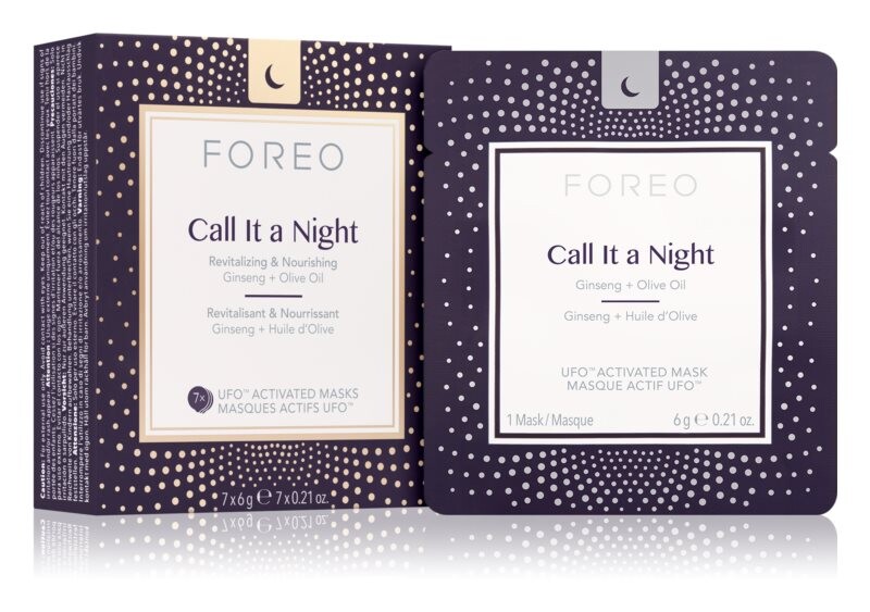 

Восстанавливающая ночная маска с питательным эффектом FOREO UFO™ Call It a Night