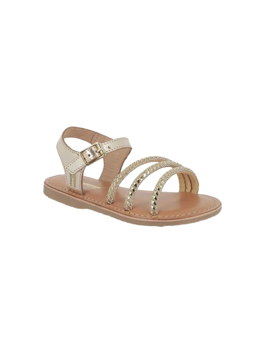 Сандалии Les Tropeziennes 'Ledersandalen fur Kinder von Belarbi Bibigirl' золотого цвета — фото 3