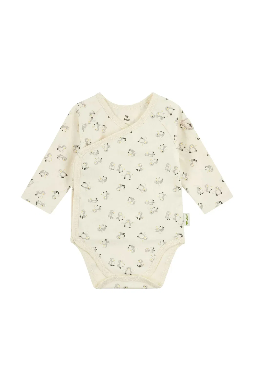 Wickelbody langarm baby wellness unisex - body Steiff, Eggnog