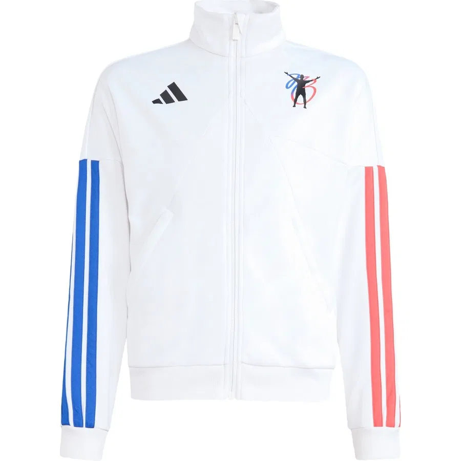 Детский спортивный верх от тренировок Jude Bellingham Training Tracktop Kids adidas, Белый — фото 3