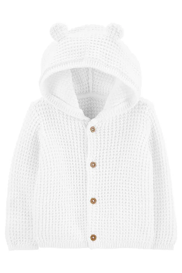 Детский кардиган хлопковый Carter'S, White