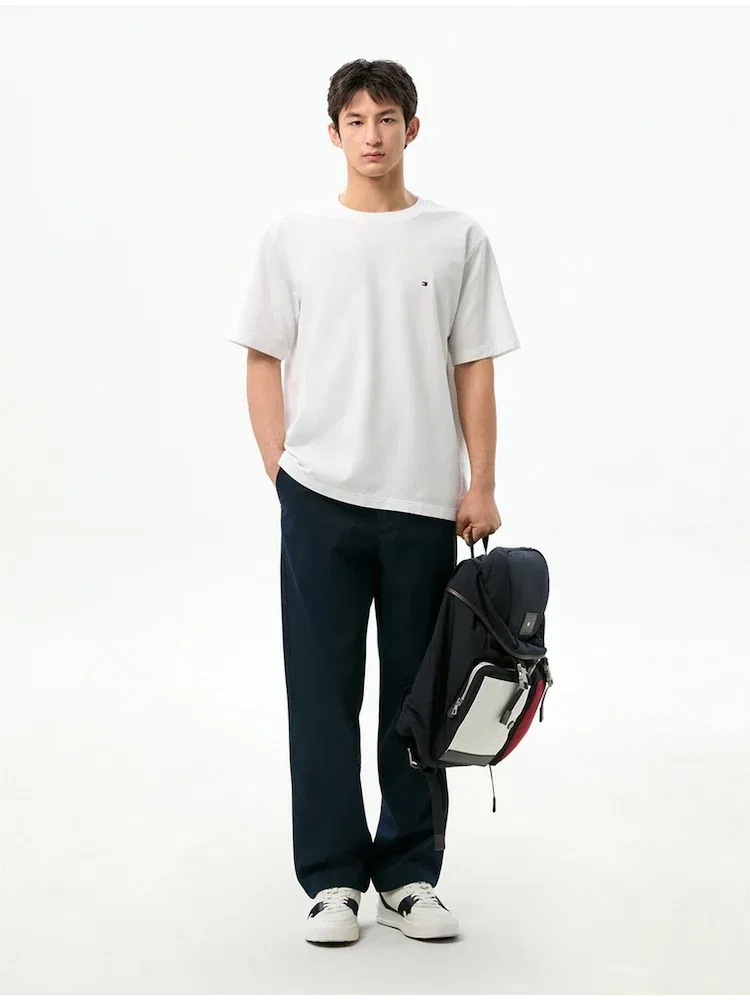 Футболка свободного кроя Relax Fit Terry TOMMY HILFIGER, White — фото 2