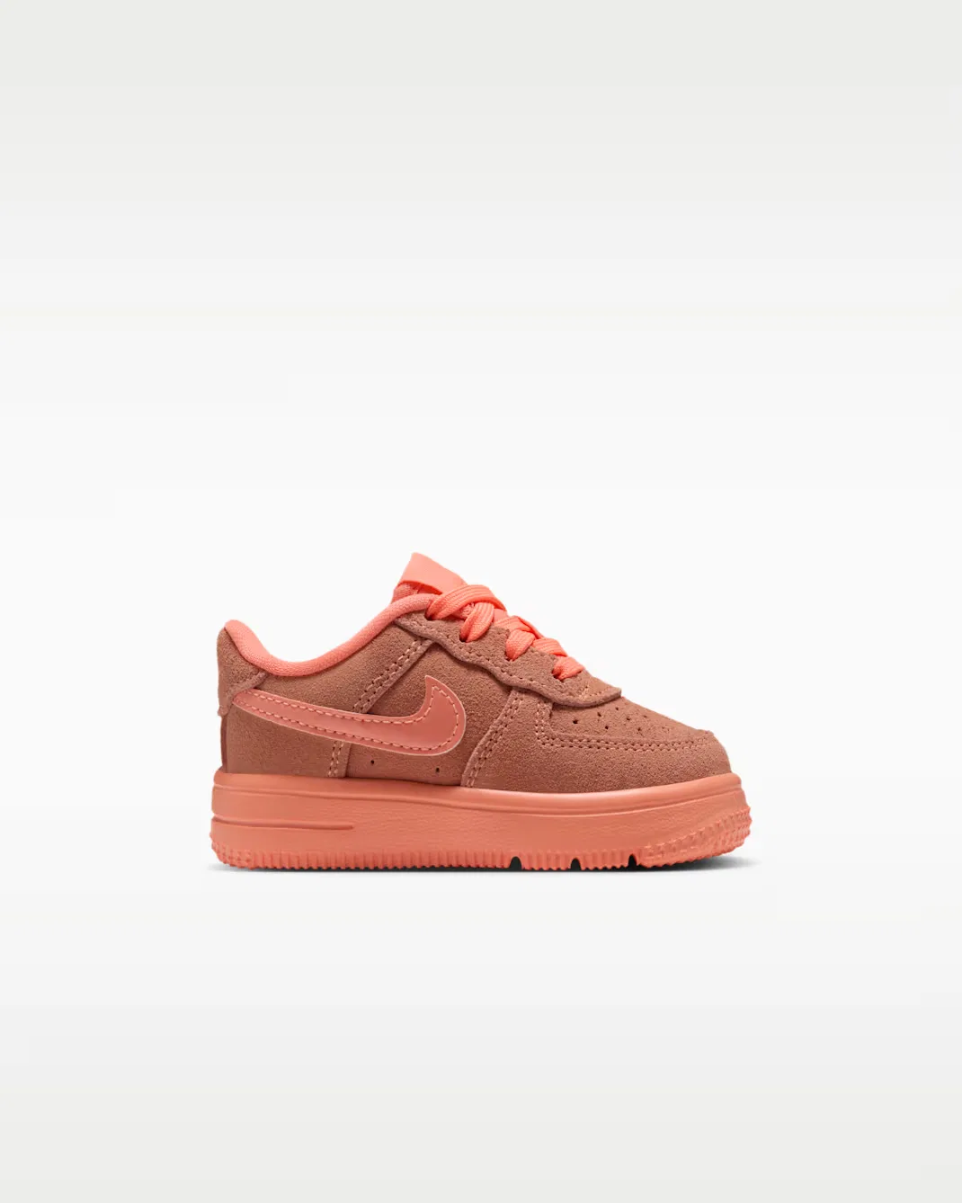 Детская/подростковая обувь Nike Force 1 Low Suede, Orange Pulse/Orange Pulse/Orange Pulse — фото 3