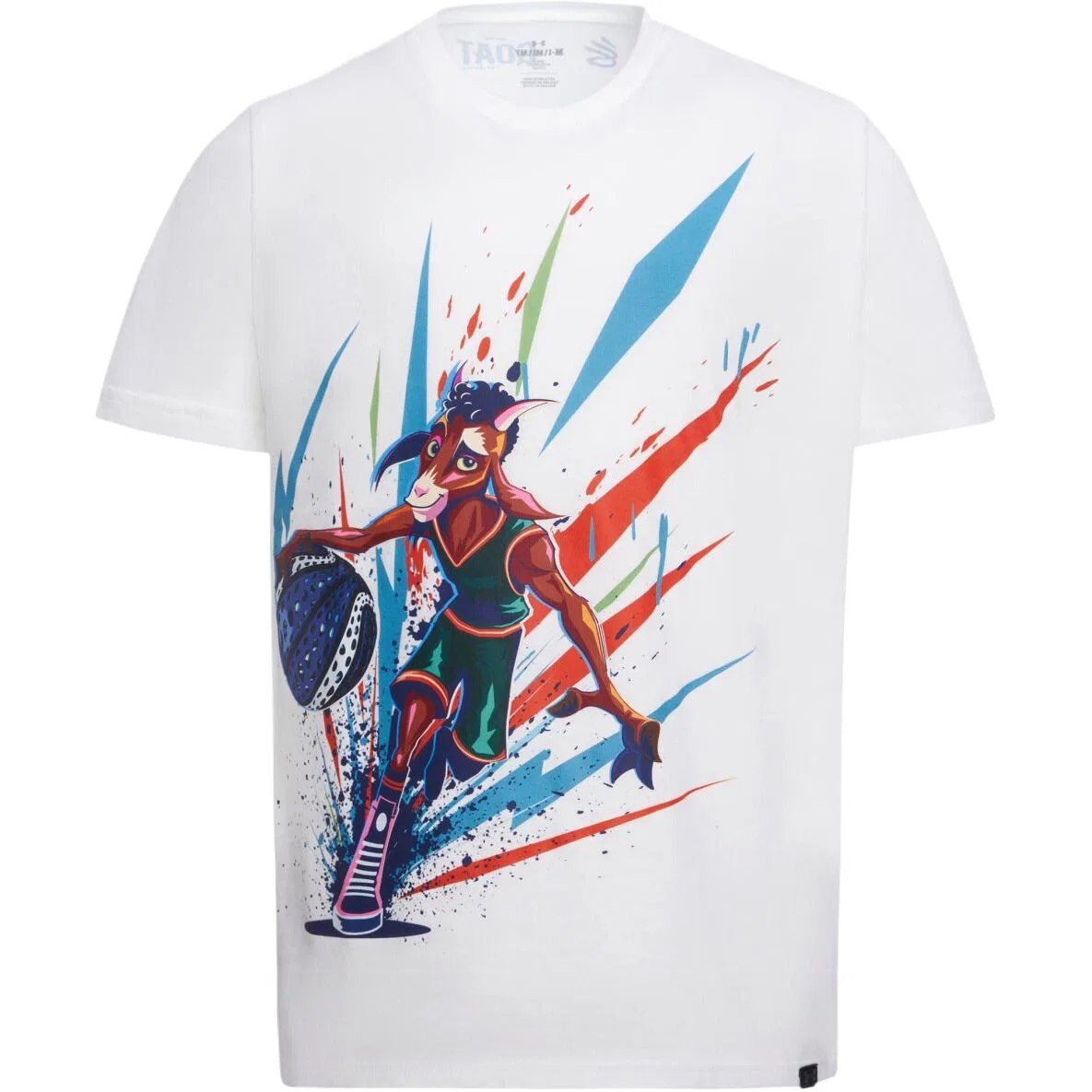 Детская футболка с круглым вырезом Under Armour, White