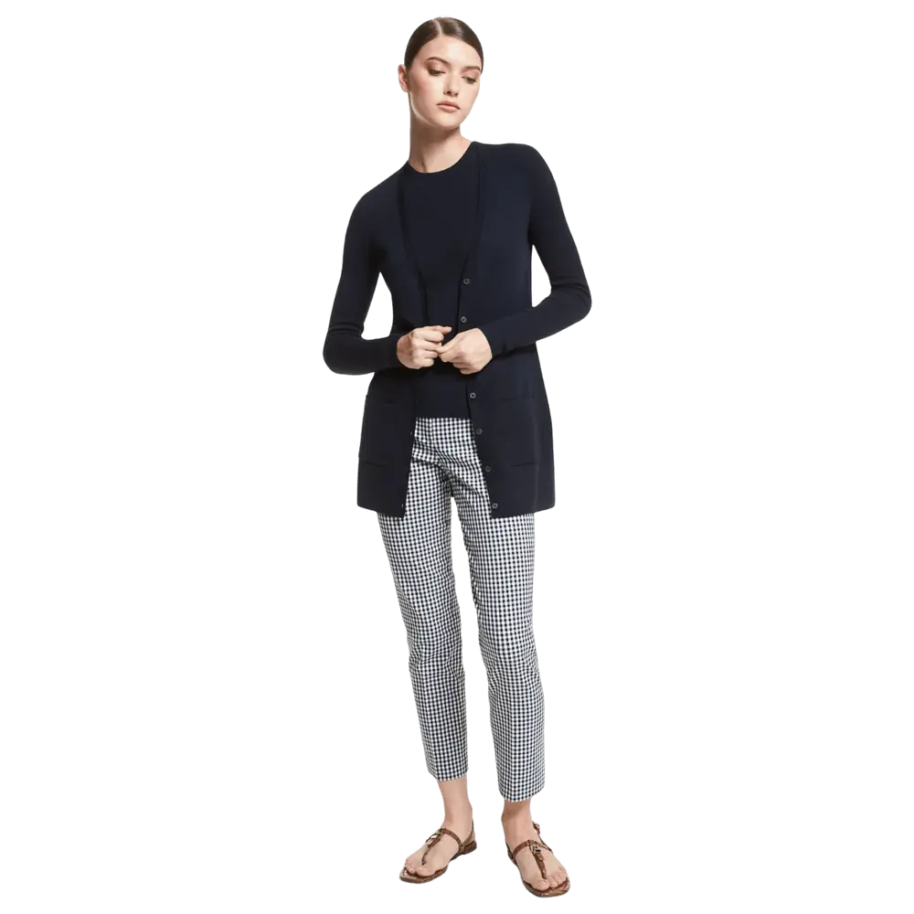 

Кардиган Michael Kors Bette Cashmere, темно-синий