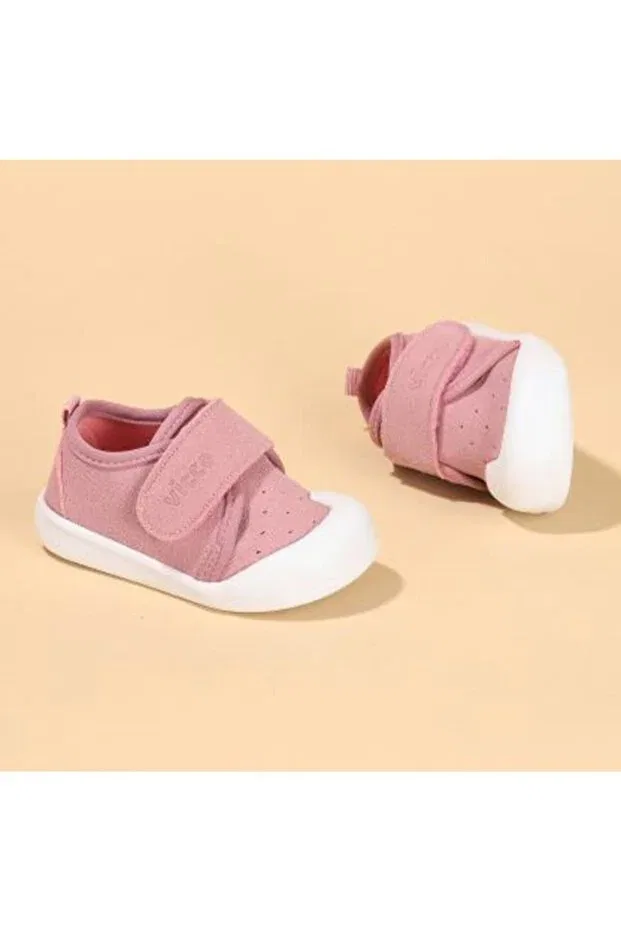 Детские туфли для первых шагов с ортопедической стелькой Unisex Vicco, Powder — фото 4