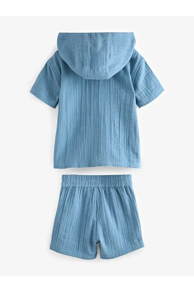 Детский комплект из свитшота и шорт с принтом Next Baby, Multicolor — фото 3