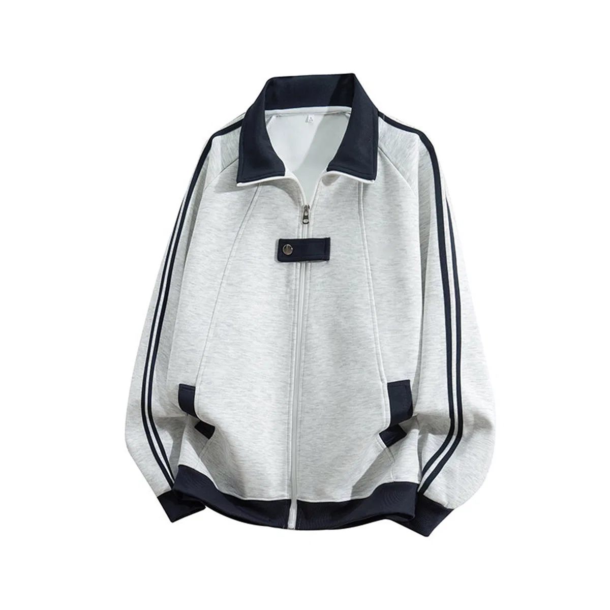 Детское пальто с лацканами White Gray GWAF
