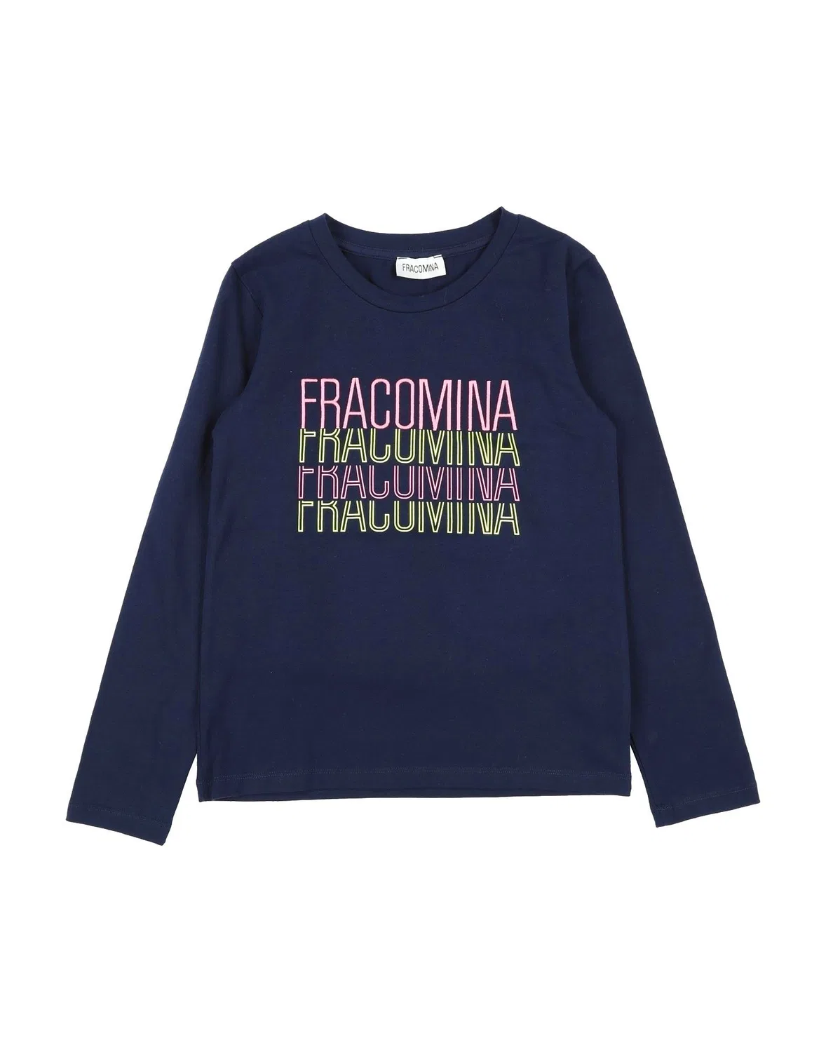 Детский лонгслив с длинным рукавом Fracomina Mini, темно-синий