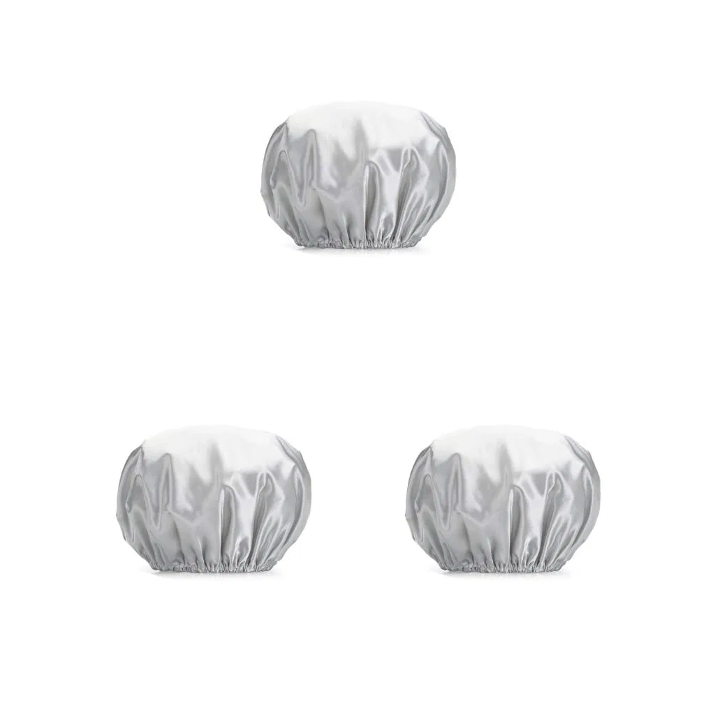 Шапочка для душа Satin, 3 шт, Grau Siepificius