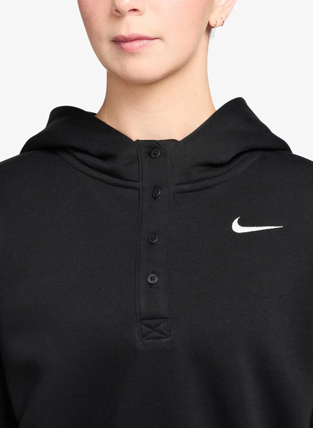 Худи оверсайз с длинным рукавом Phoenix Nike, черный — фото 3