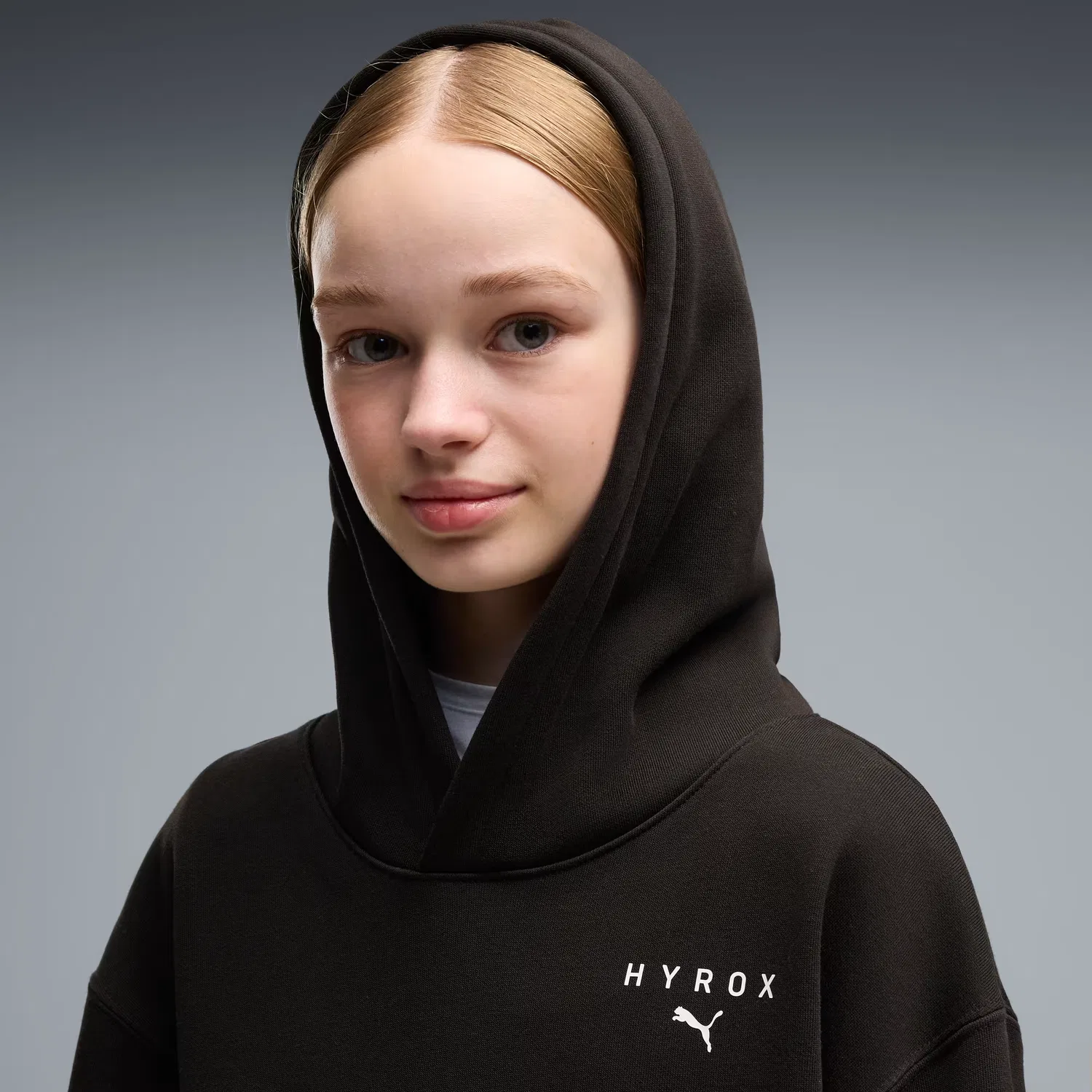 Толстовка для детей постарше Puma X Hyrox, Puma Black — фото 2