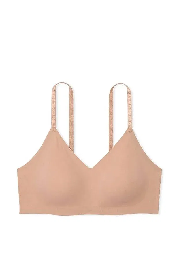 Женский бюстгальтер без косточек с пуш-апом Victoria'S Secret, Praline — фото 4