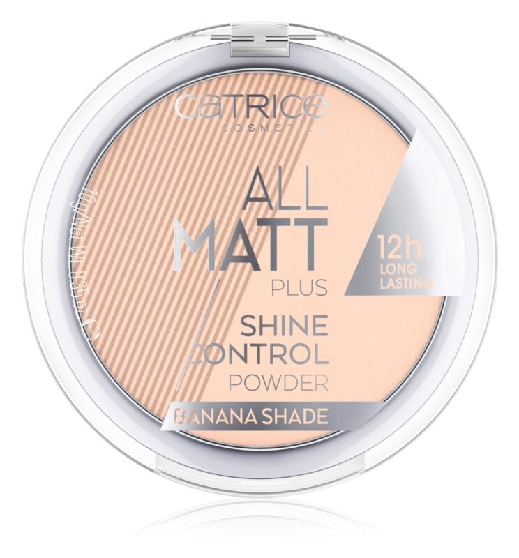 

Матирующая пудра Catrice All Matt Plus, оттенок 002 banana shade 10 г