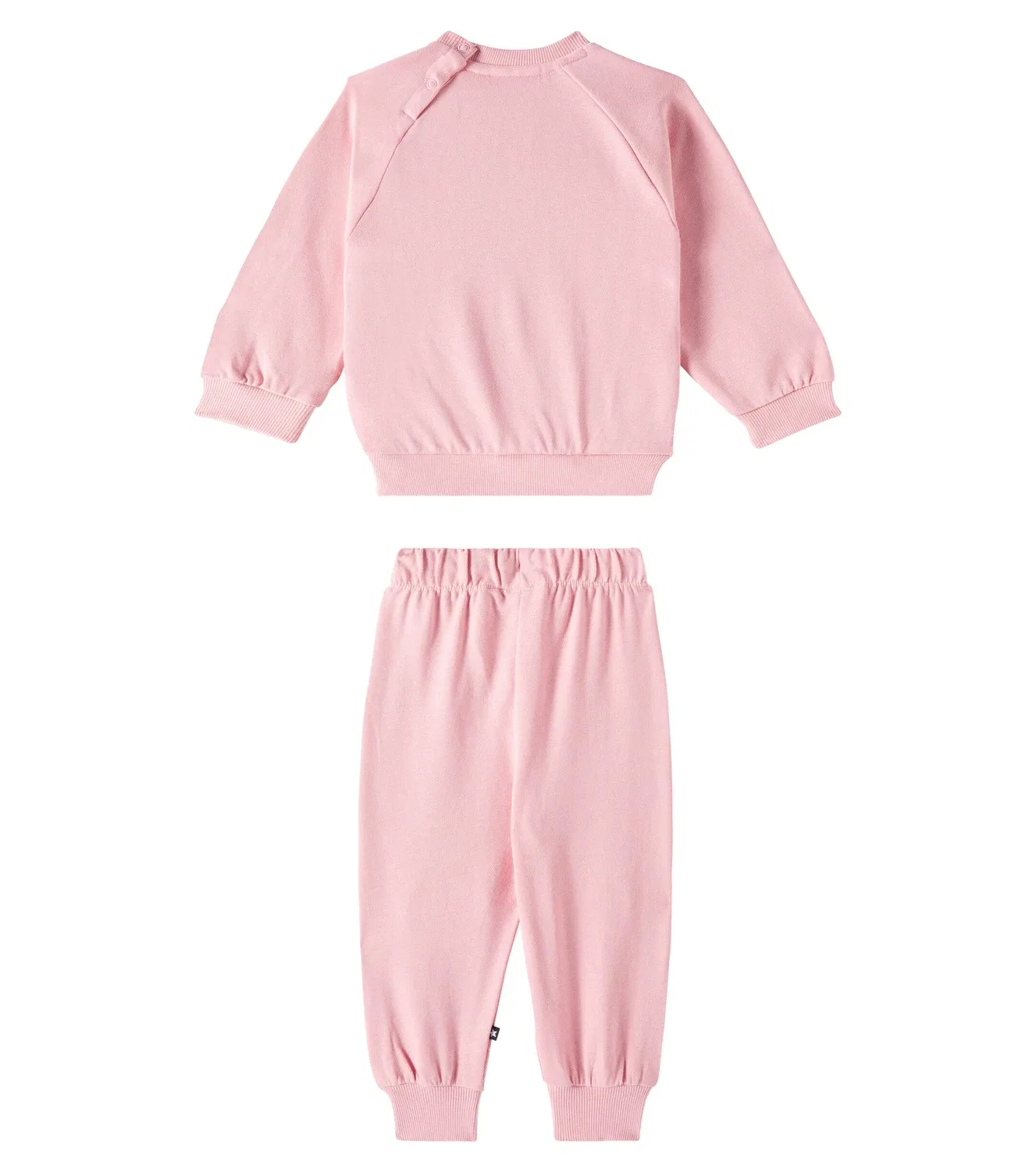 Комплект из толстовки и спортивных брюк Baby Disc Molo, розовый — фото 4