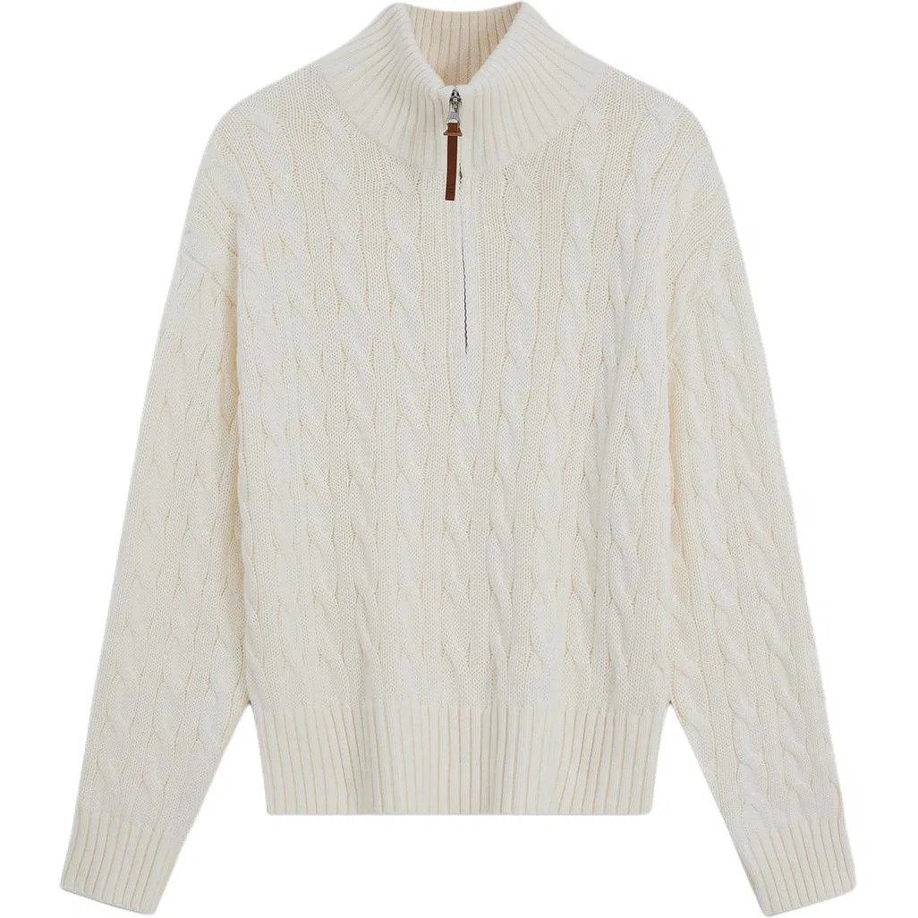 Женский кардиган с воротником-стойкой Camel GAP — фото 3