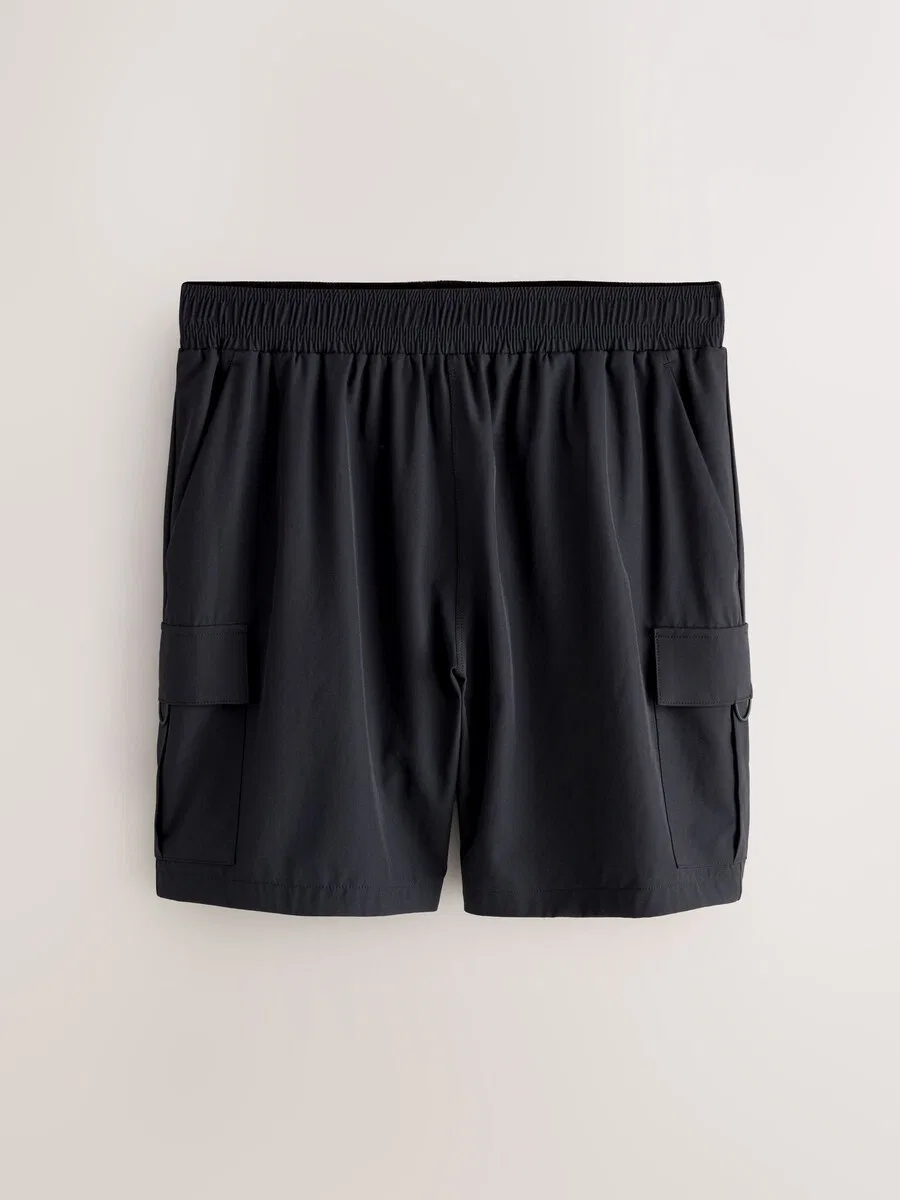 Шорты Next Regular Pants 'Active Gym' синего и черного цвета — фото 3