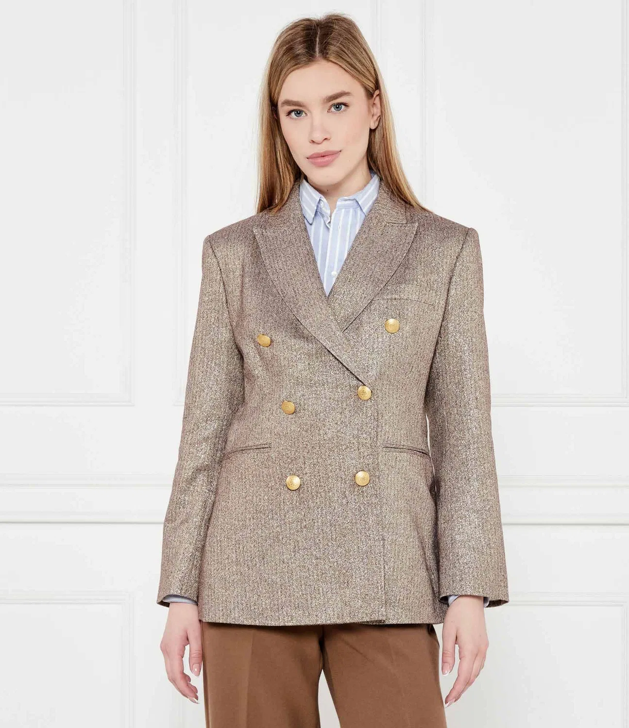 Жакет с люрексом Tommy Hilfiger, Marrone