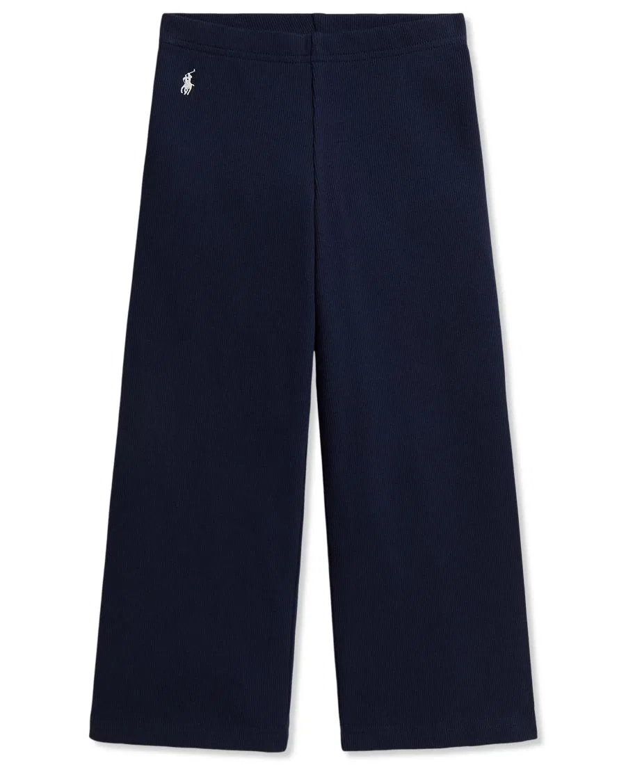 Штаны-кюлоты Ribbed Wide-Leg Polo Ralph Lauren, Refined Navy