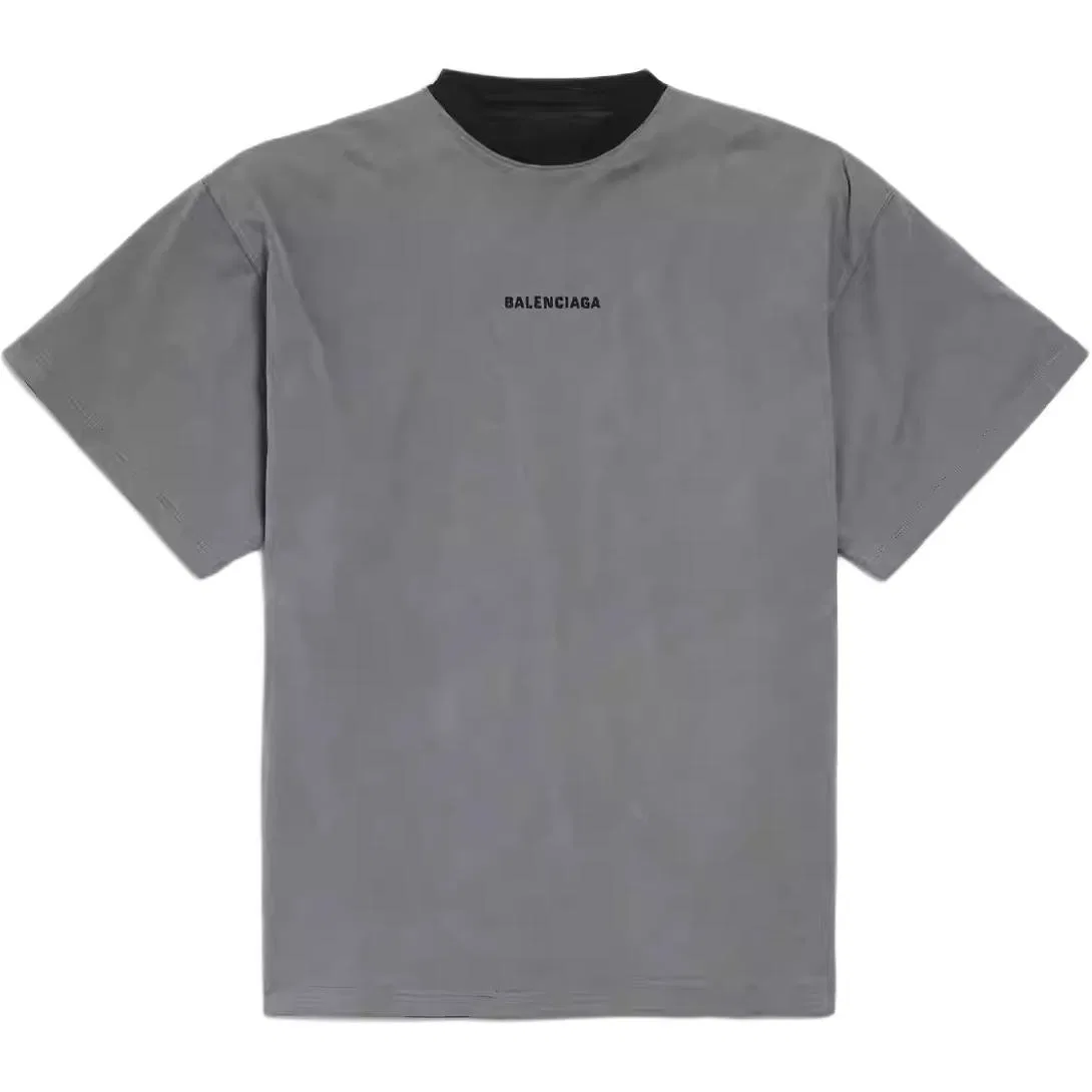 Мужская футболка Regular Fit Balenciaga, Faded Gray