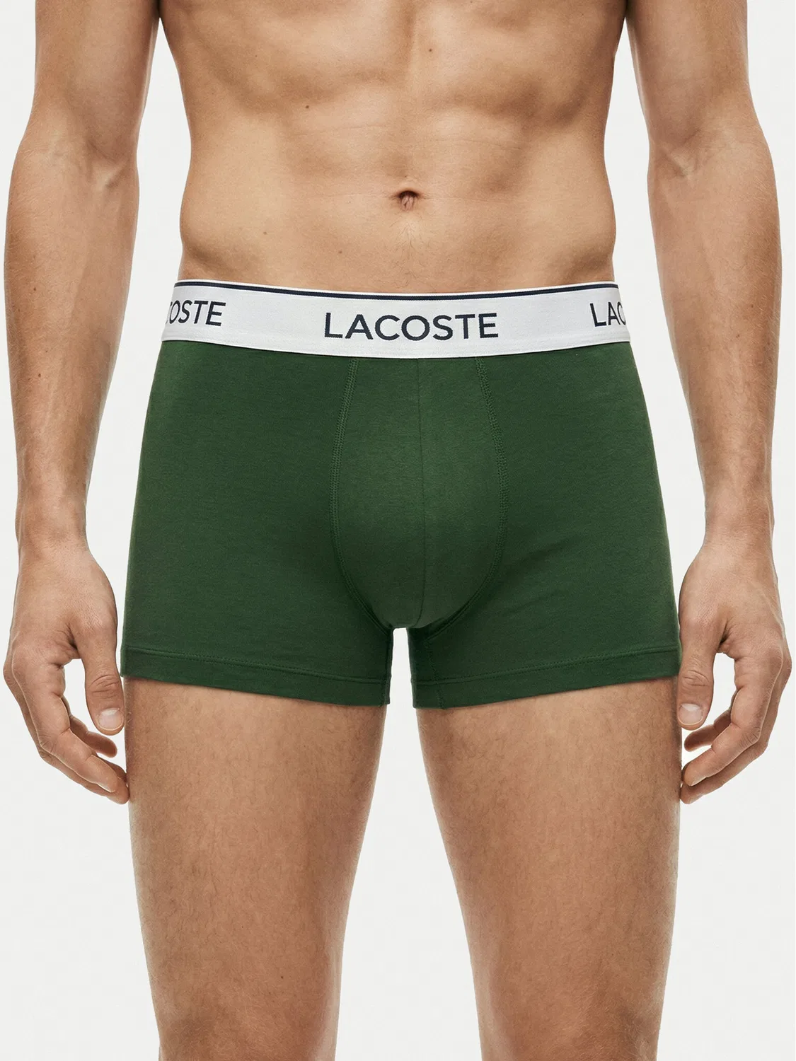 Мужской комплект боксеров Lacoste, зеленый — фото 2