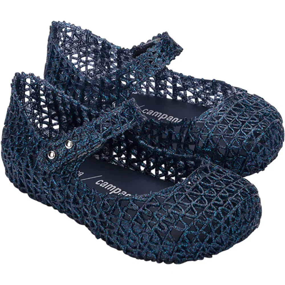 Балетки Melissa Mini Campana Papel Melissa, синий — фото 3