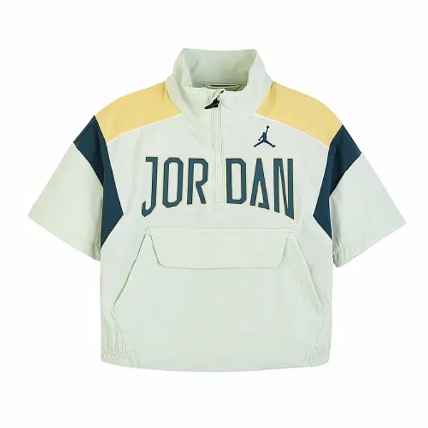 Спортивная куртка с логотипом Jordan, Prestige Quarter Zip Play Kids Pro, зеленый