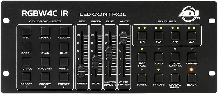 

ADJ RGBW4C 32-канальный ИК-контроллер освещения DMX American DJ RGB406