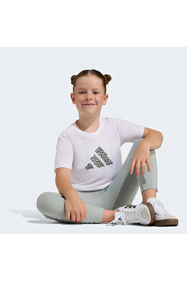 Детская футболка для девочек с коротким рукавом Adidas, White — фото 3
